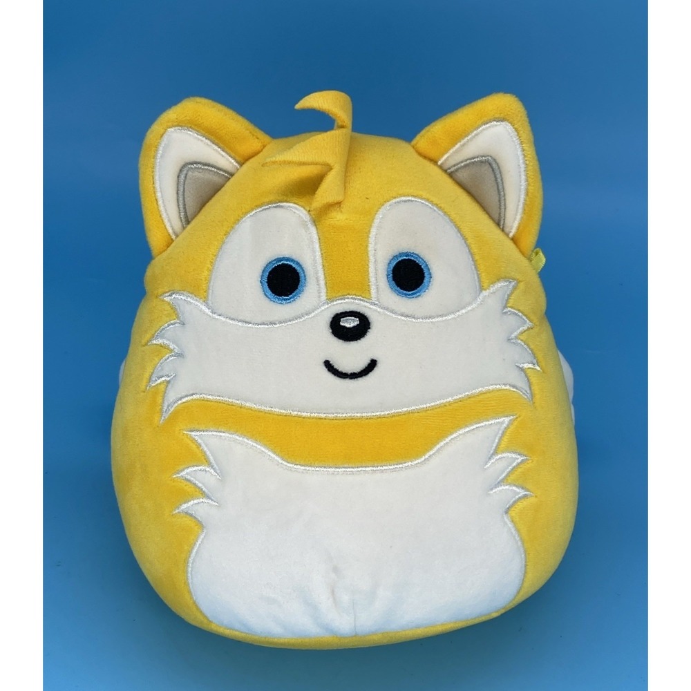 Squishmallowsโ x SEGA Sonic the Hedgehog Tails 7.5-inch YELLOW Plush